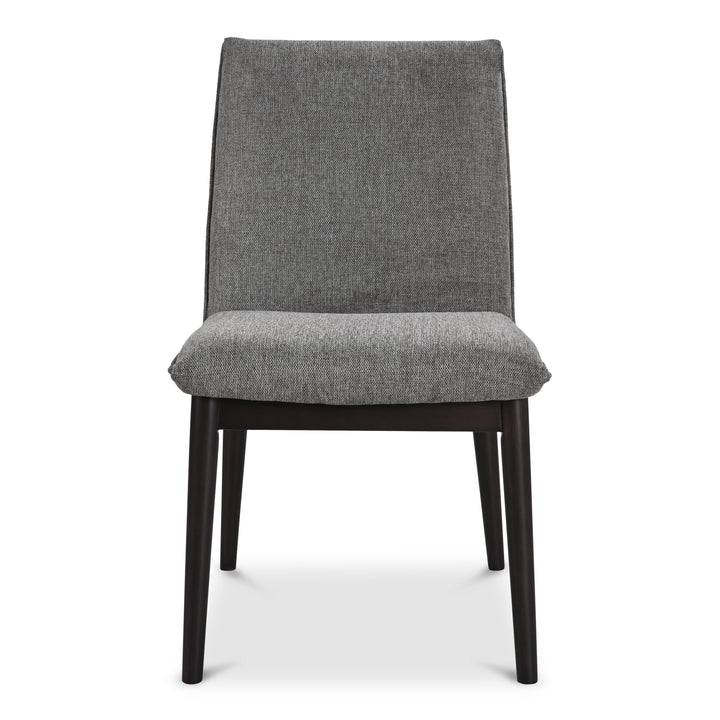 Retro Elegance Dining Duo: Curved Back Rubberwood Chairs