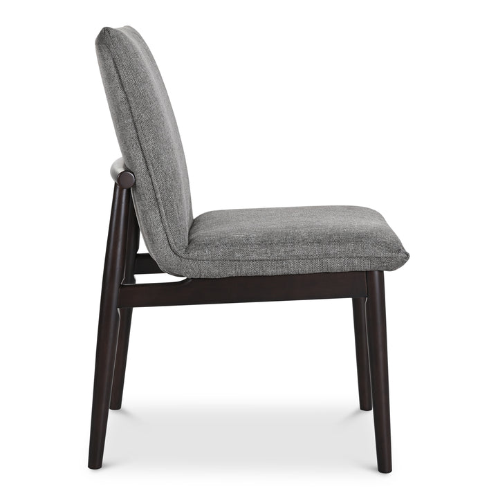 Retro Elegance Dining Duo: Curved Back Rubberwood Chairs