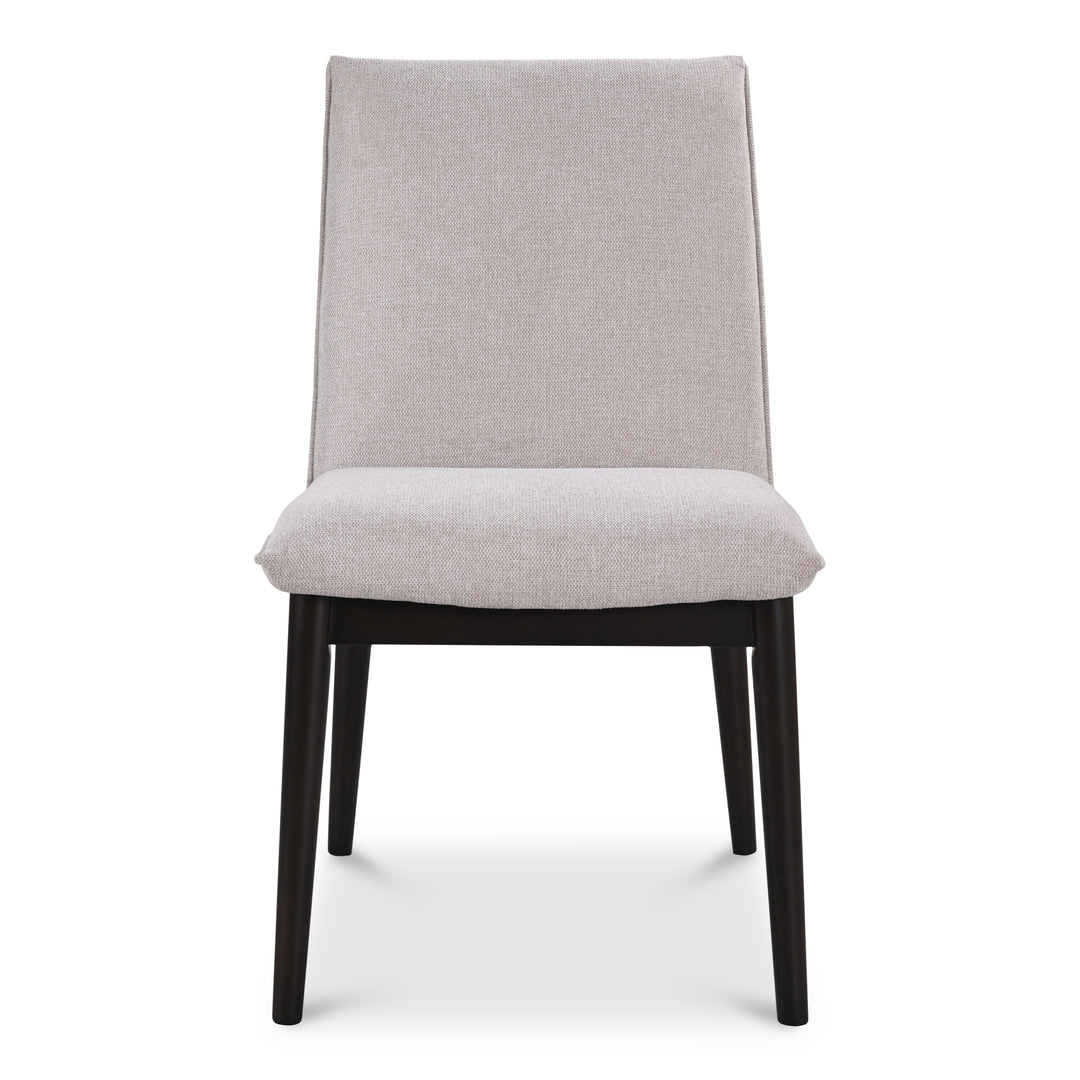 Retro Elegance Dining Duo: Curved Back Rubberwood Chairs