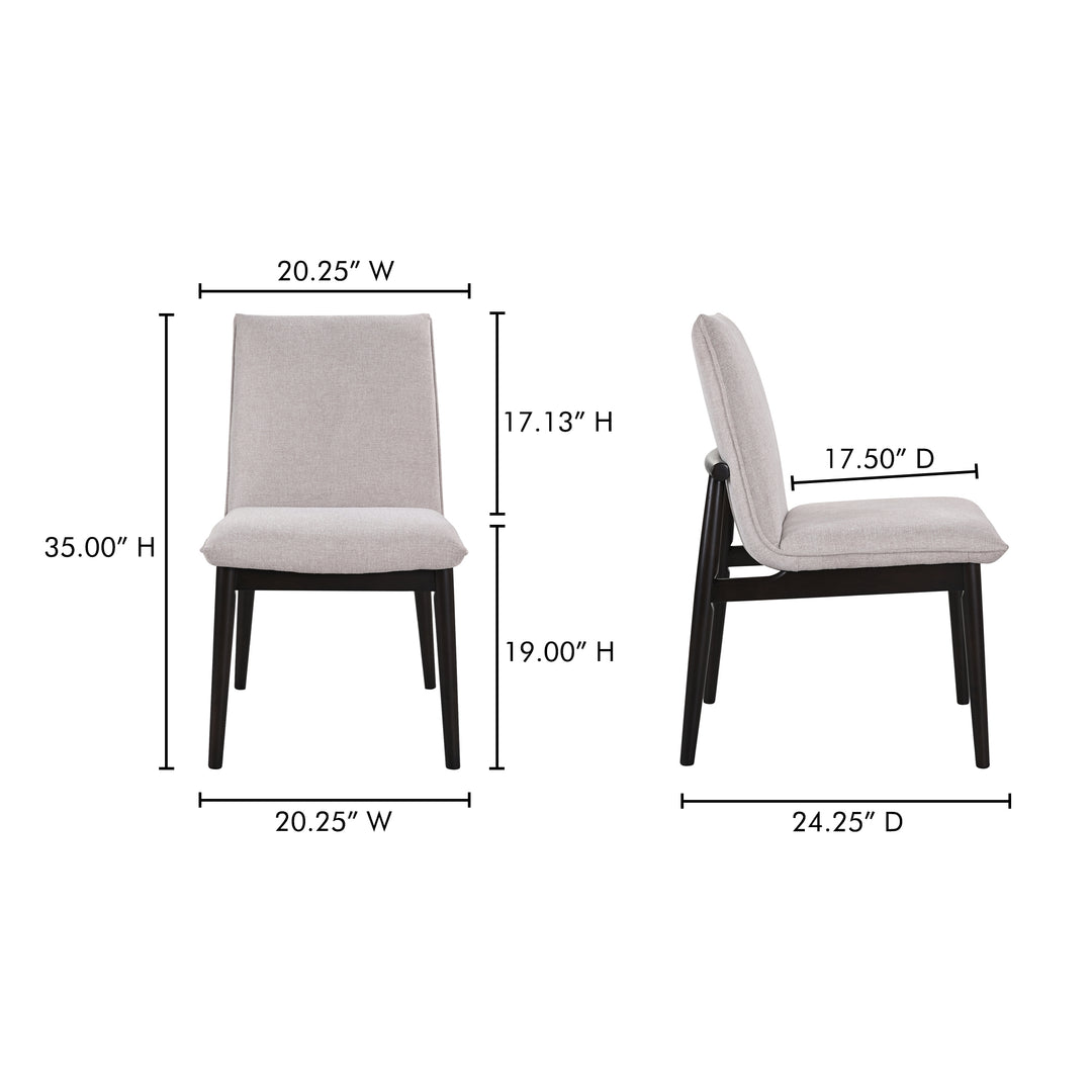 Retro Elegance Dining Duo: Curved Back Rubberwood Chairs