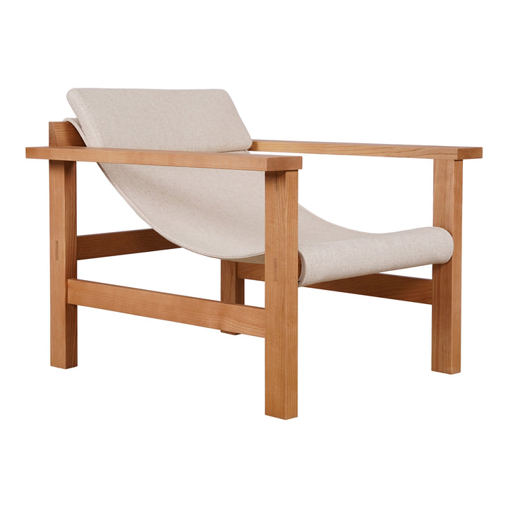 Retro-Chic Relaxer: Blocky Lounge Chair