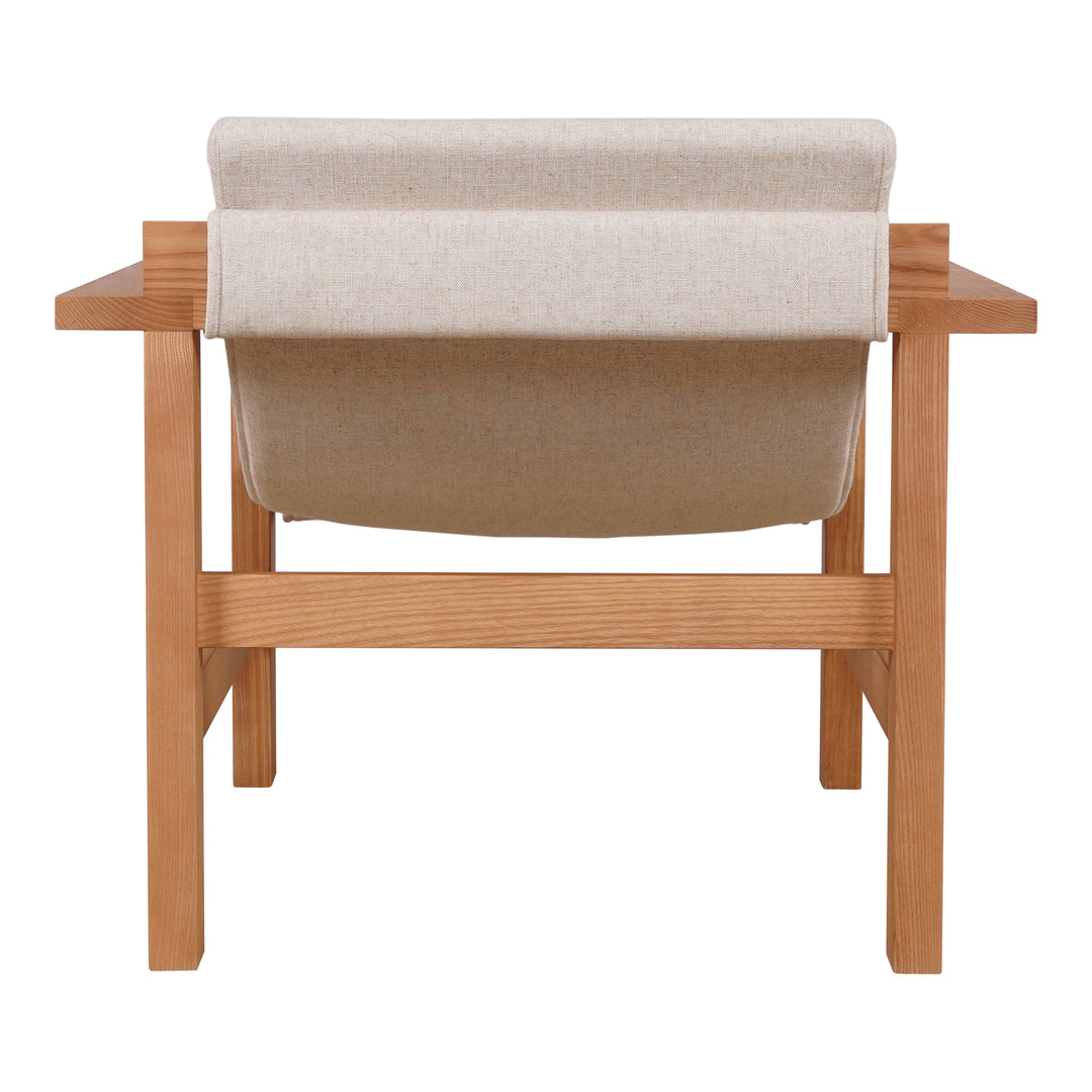 Retro-Chic Relaxer: Blocky Lounge Chair
