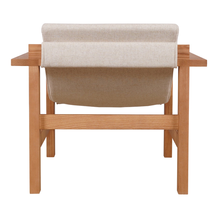 Retro-Chic Relaxer: Blocky Lounge Chair