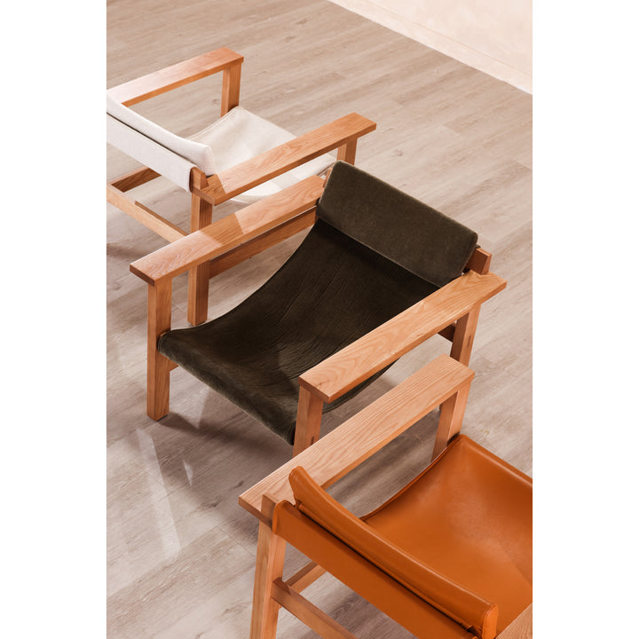 Retro-Chic Relaxer: Blocky Lounge Chair