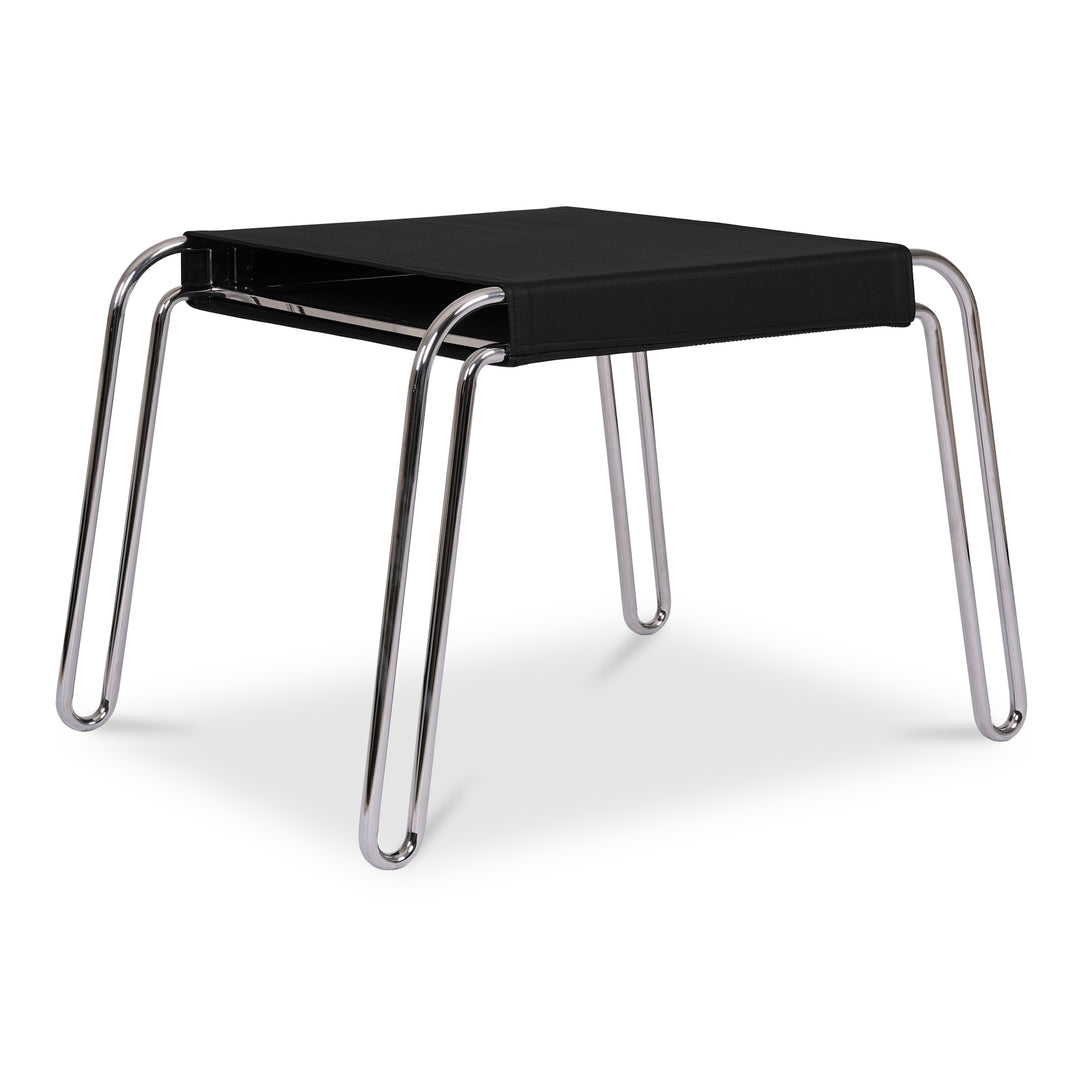 Vintage-Inspired Leather Dining Stool