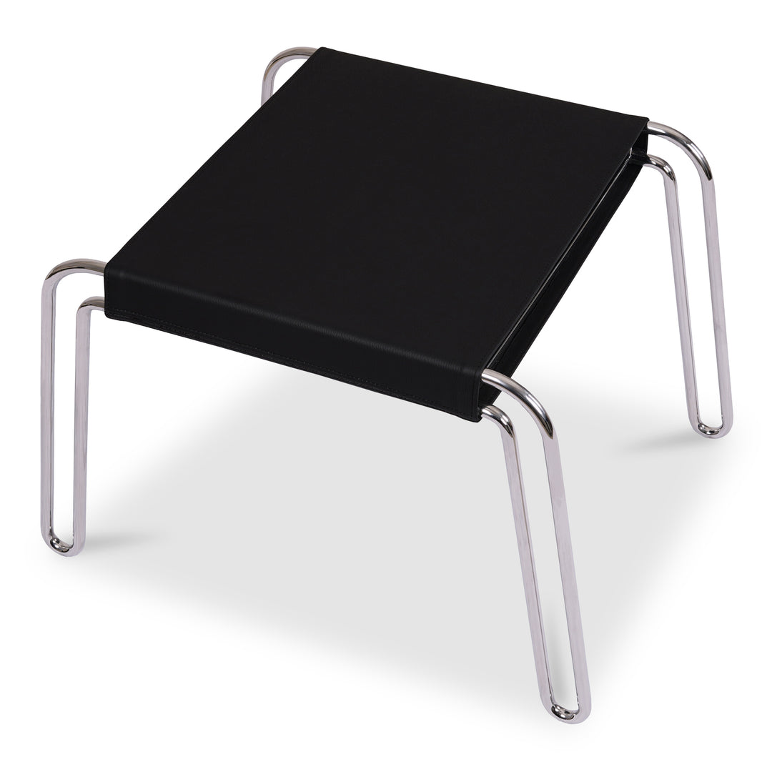 Vintage-Inspired Leather Dining Stool
