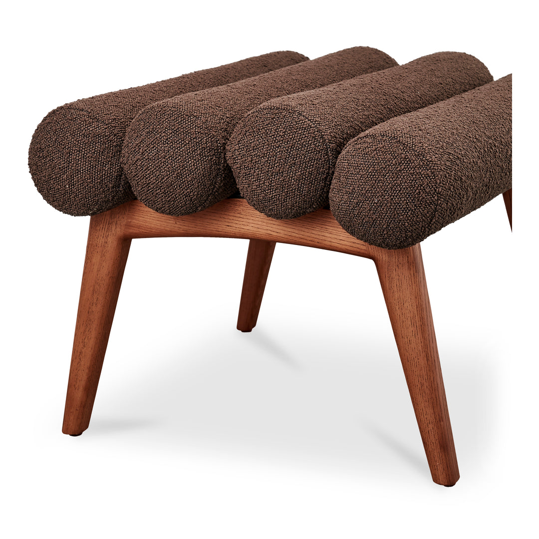 RetroChic Swivel Stool with Walnut Legs