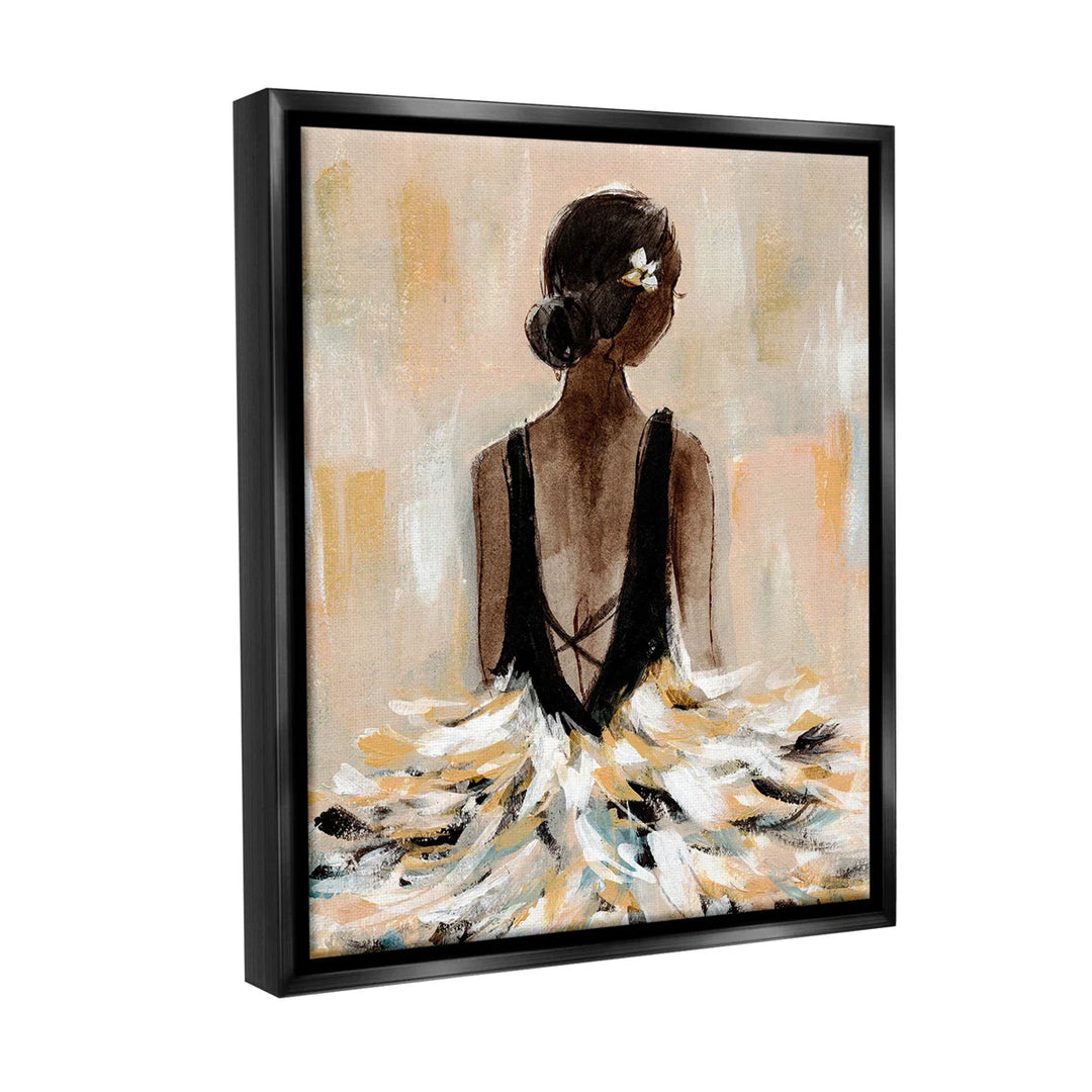 Ballerina In Abstract Gown - by Annie Warren