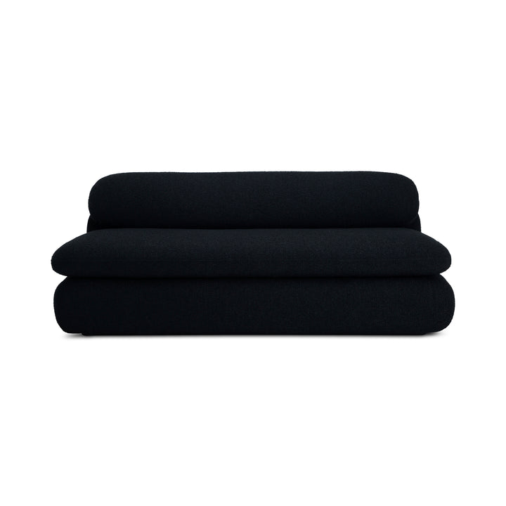 Retro Bliss Bouclé Curve Sofa
