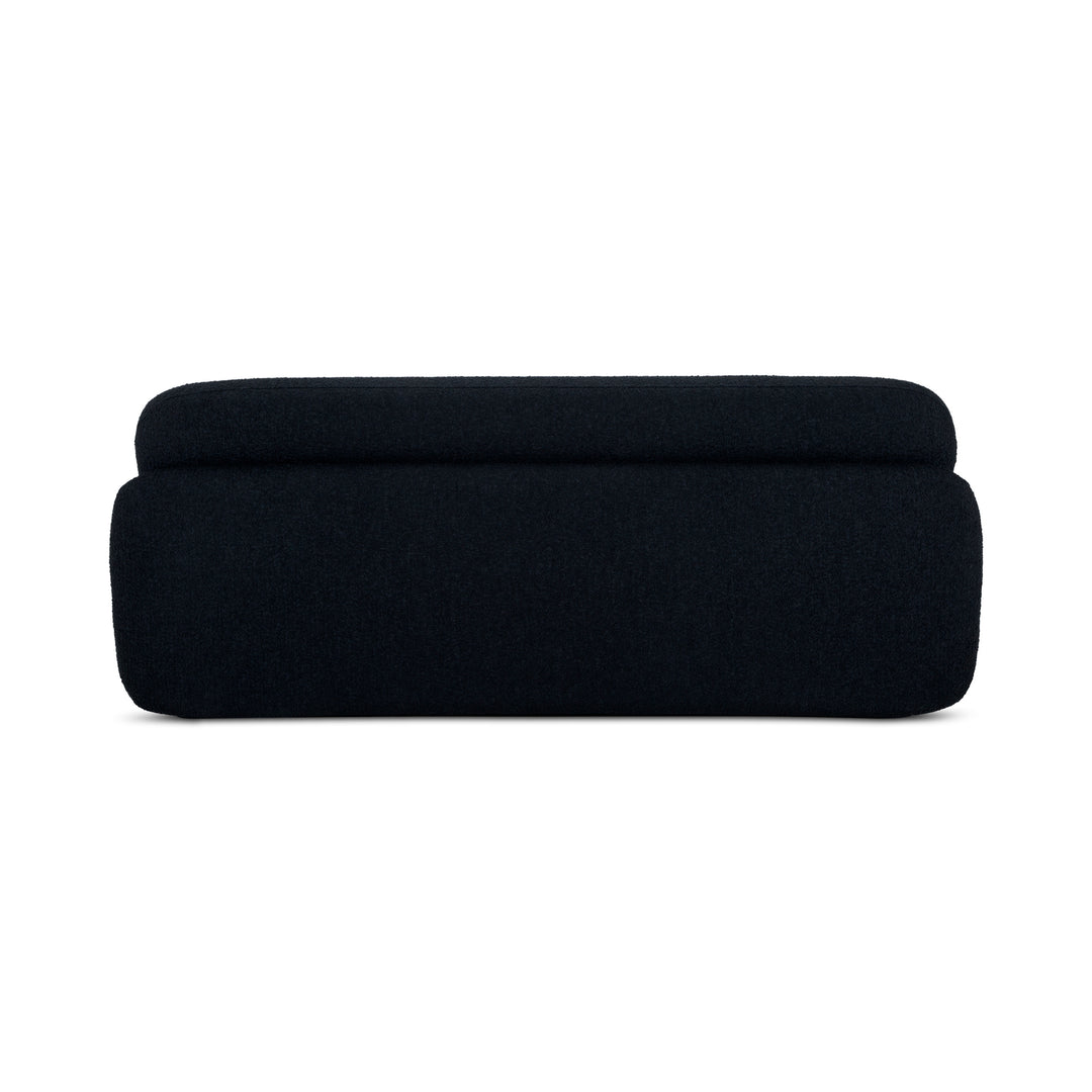 Retro Bliss Bouclé Curve Sofa