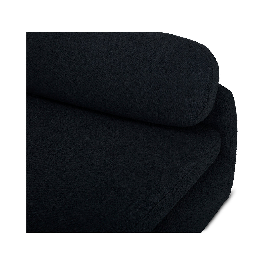 Retro Bliss Bouclé Curve Sofa