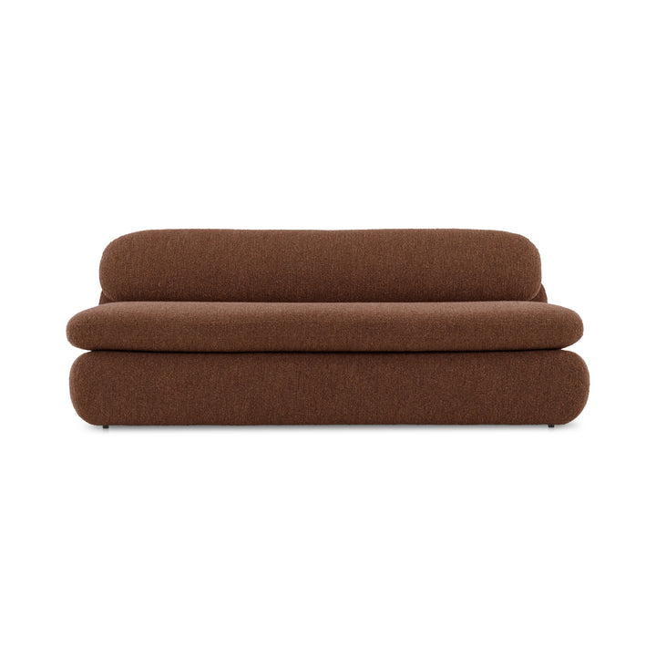 Retro Bliss Bouclé Curve Sofa