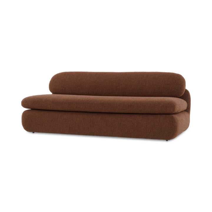 Retro Bliss Bouclé Curve Sofa
