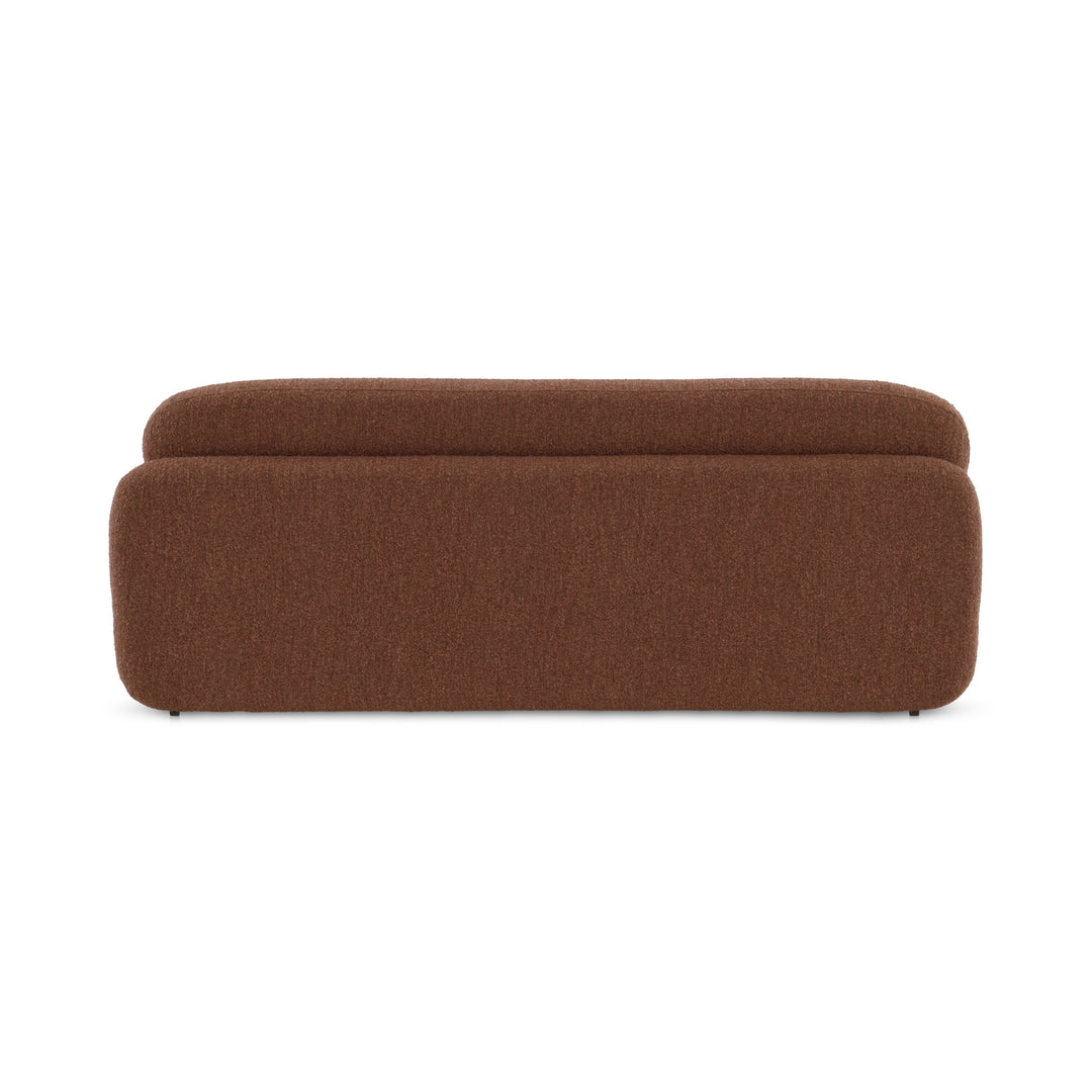 Retro Bliss Bouclé Curve Sofa