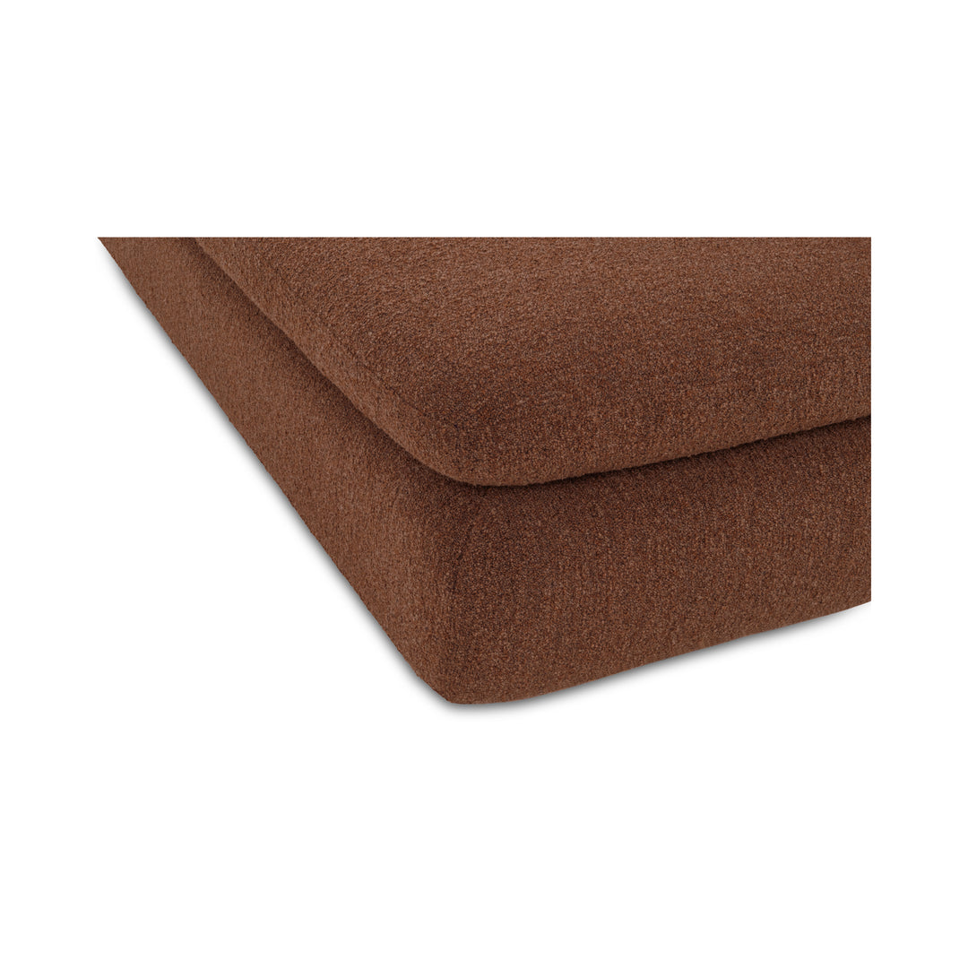 Retro Bliss Bouclé Curve Sofa