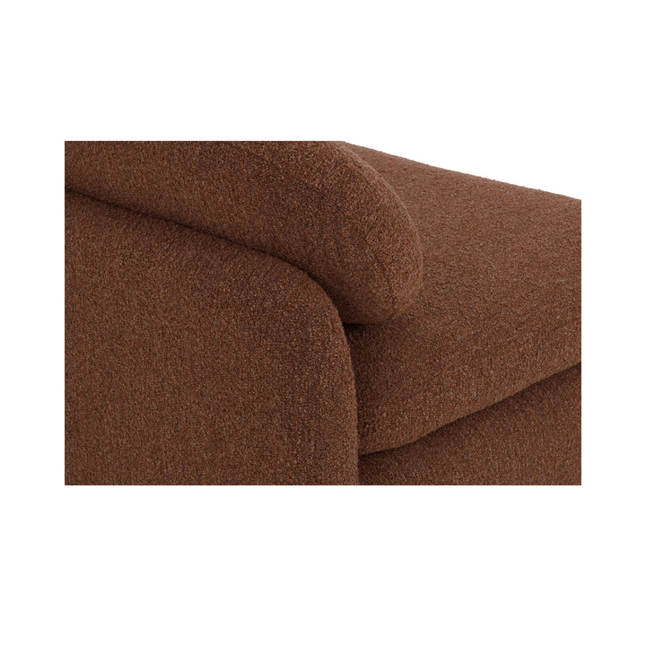 Retro Bliss Bouclé Curve Sofa