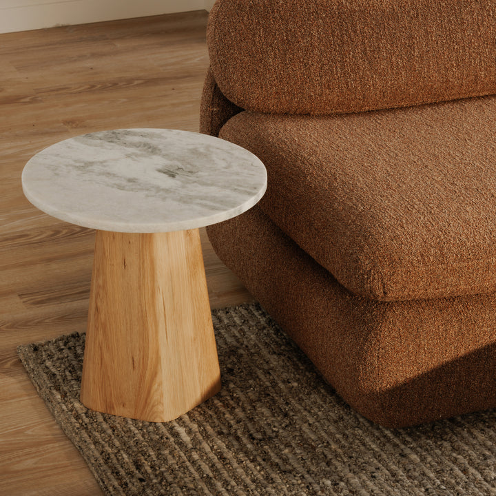 Retro Bliss Bouclé Curve Sofa