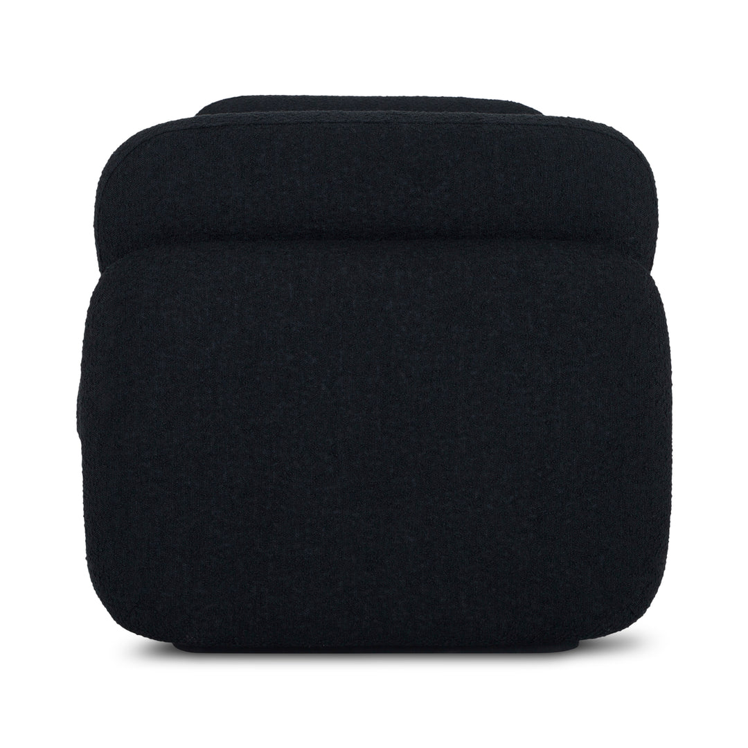 Vintage-Inspired Bouclé Curve Daybed