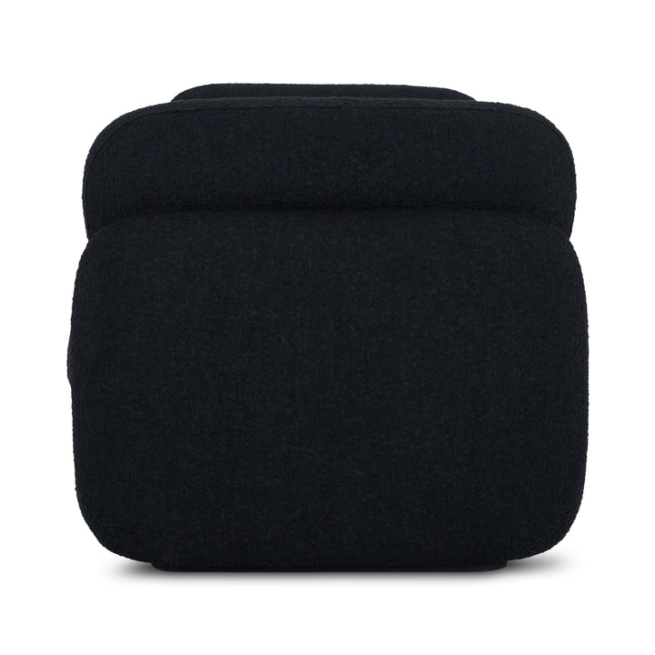 Vintage-Inspired Bouclé Curve Daybed