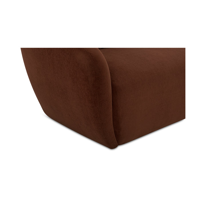 Cozy Curve Lounge Chair - Left-Facing Design
