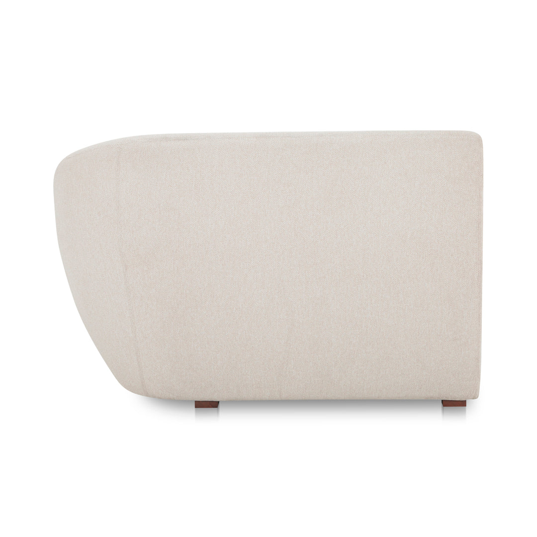 Comfy Curl Right-Facing Chair with Lumbar Support