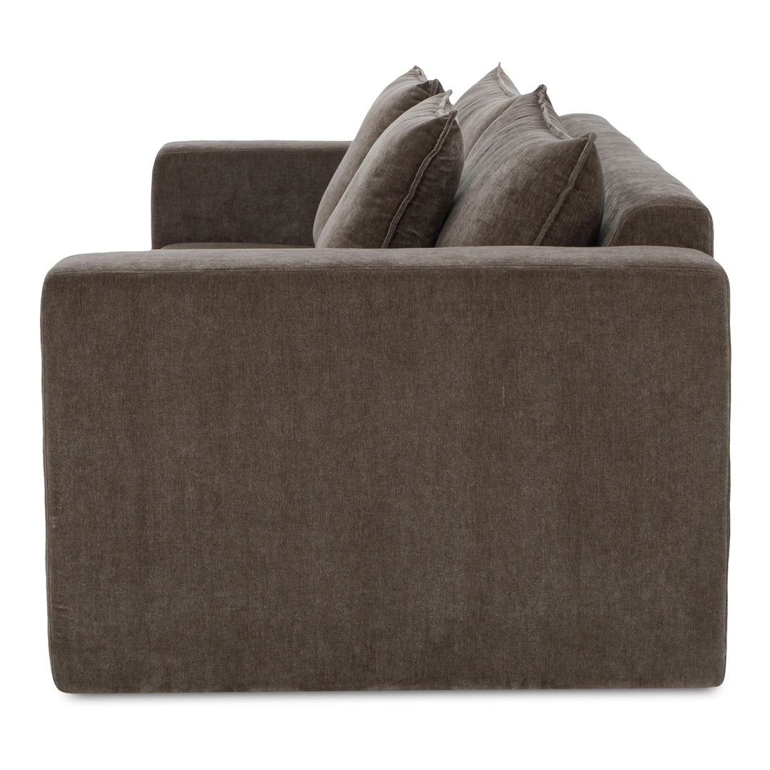 Luxe Velvet Transformer: Versatile Sofa-Bed in Minimalist Design