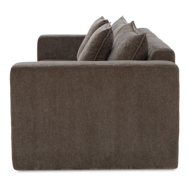 Luxe Velvet Transformer: Versatile Sofa-Bed in Minimalist Design