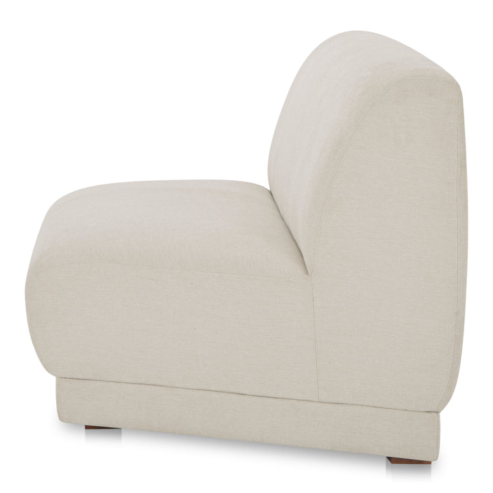 Modern Slip Chair with Plush Seating