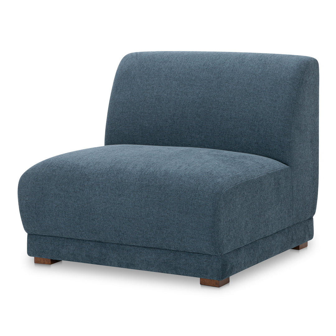 Modern Relaxation Retreat: Angular-Curve Slipper Chair