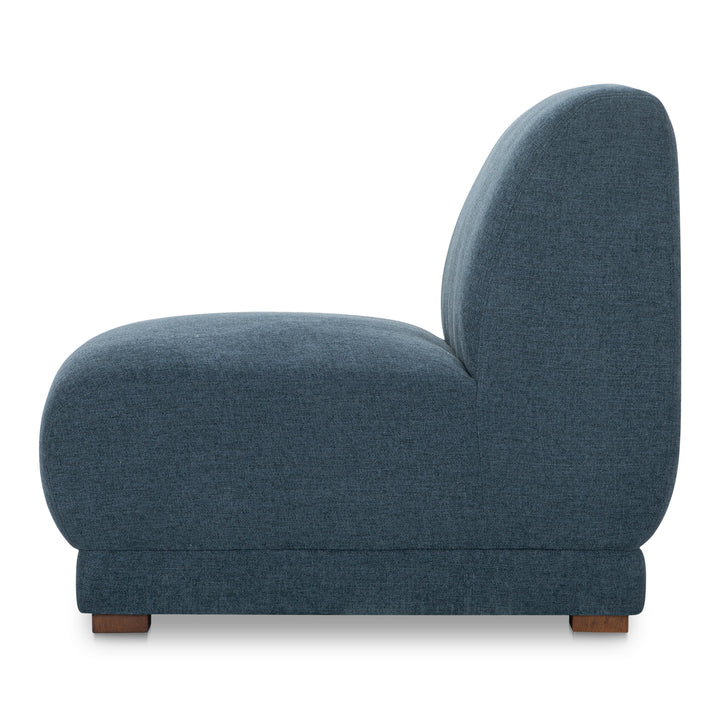 Modern Relaxation Retreat: Angular-Curve Slipper Chair