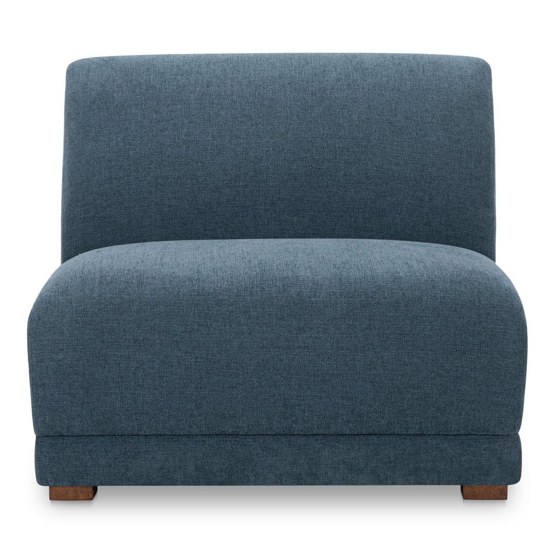 Modern Relaxation Retreat: Angular-Curve Slipper Chair