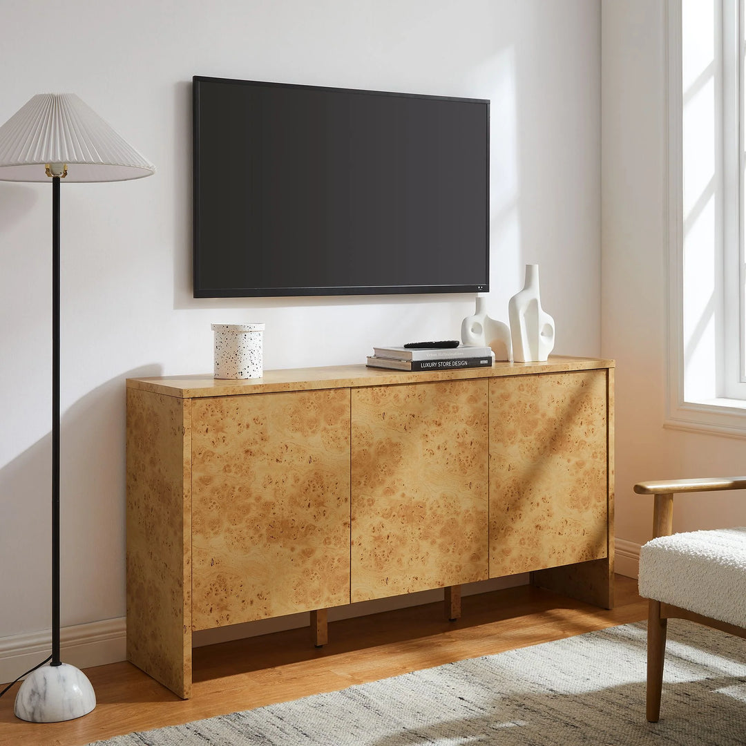 Huxley 60" Burl Wood Sideboard