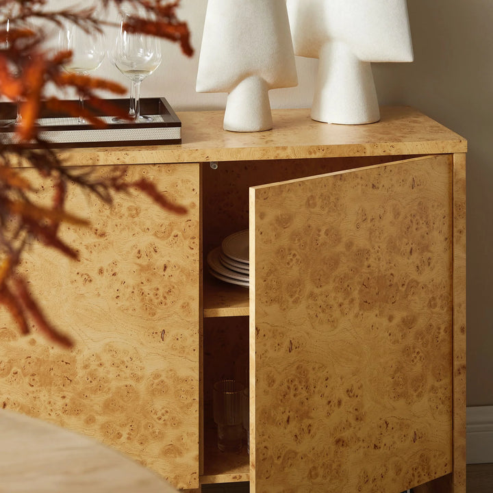 Huxley 60" Burl Wood Sideboard