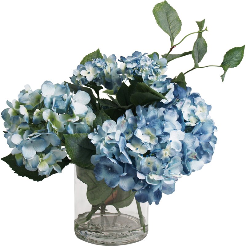 Hydrangea Floral Arrangement in Vase