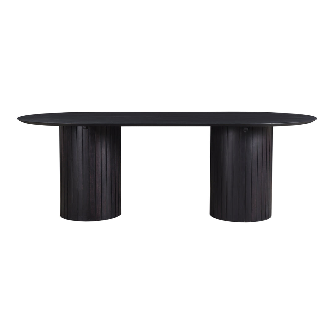Ripplewave Dark Acacia Dining Table