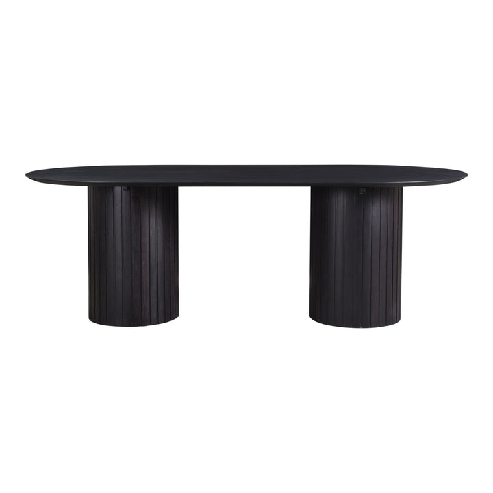 Ripplewave Dark Acacia Dining Table