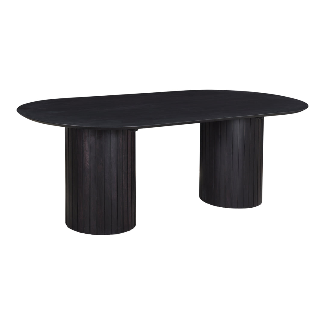 Ripplewave Dark Acacia Dining Table