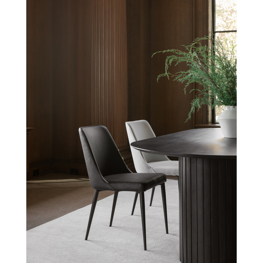 Ripplewave Dark Acacia Dining Table