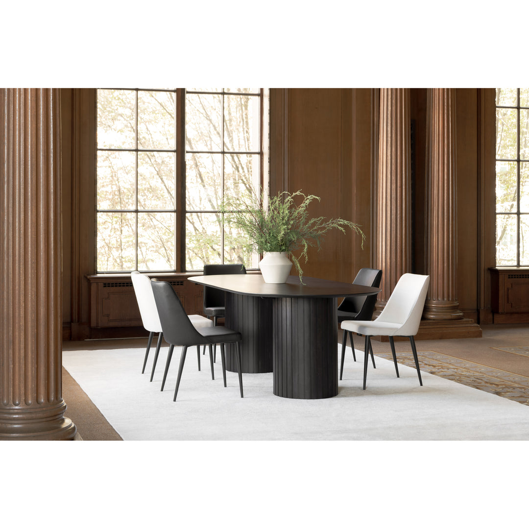 Ripplewave Dark Acacia Dining Table