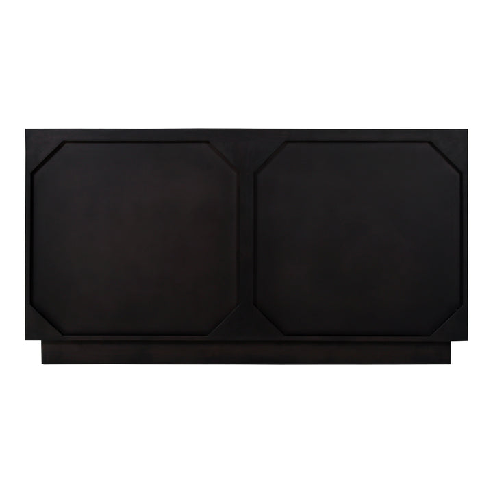 Ripplewave Black 6-Drawer Dresser