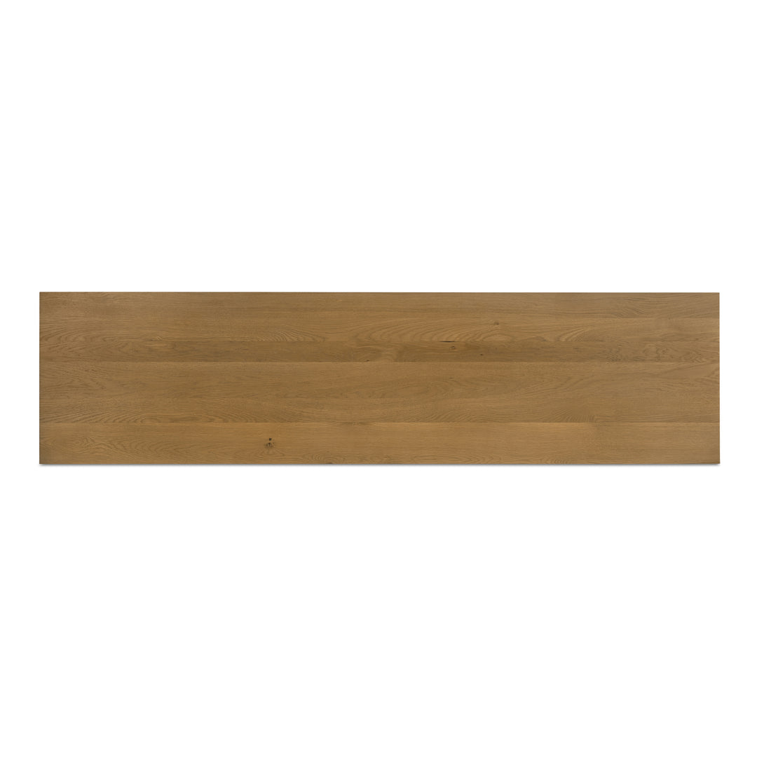 Modern Oak Six-Drawer Storage Solution