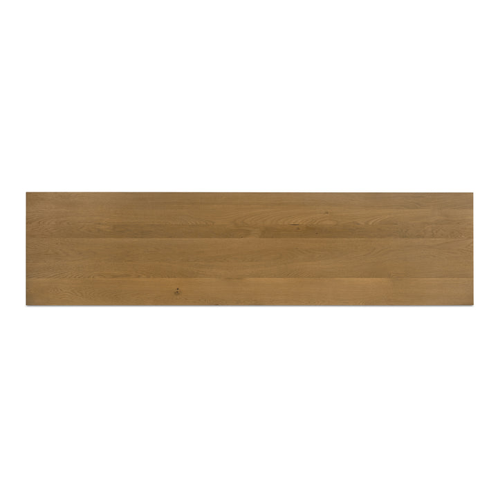 Modern Oak Six-Drawer Storage Solution