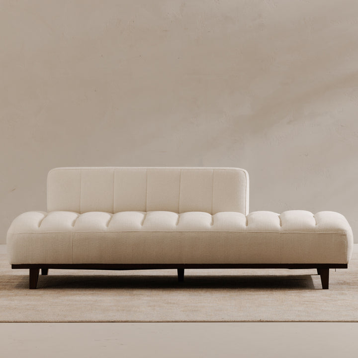 Rustic Modern Lounger - Channel Detailing Daybed