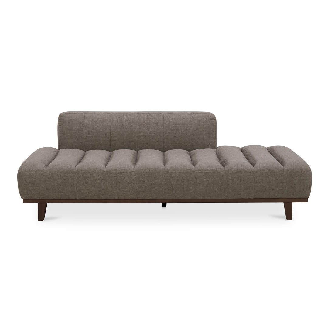 Rustic Modern Lounger - Channel Detailing Daybed