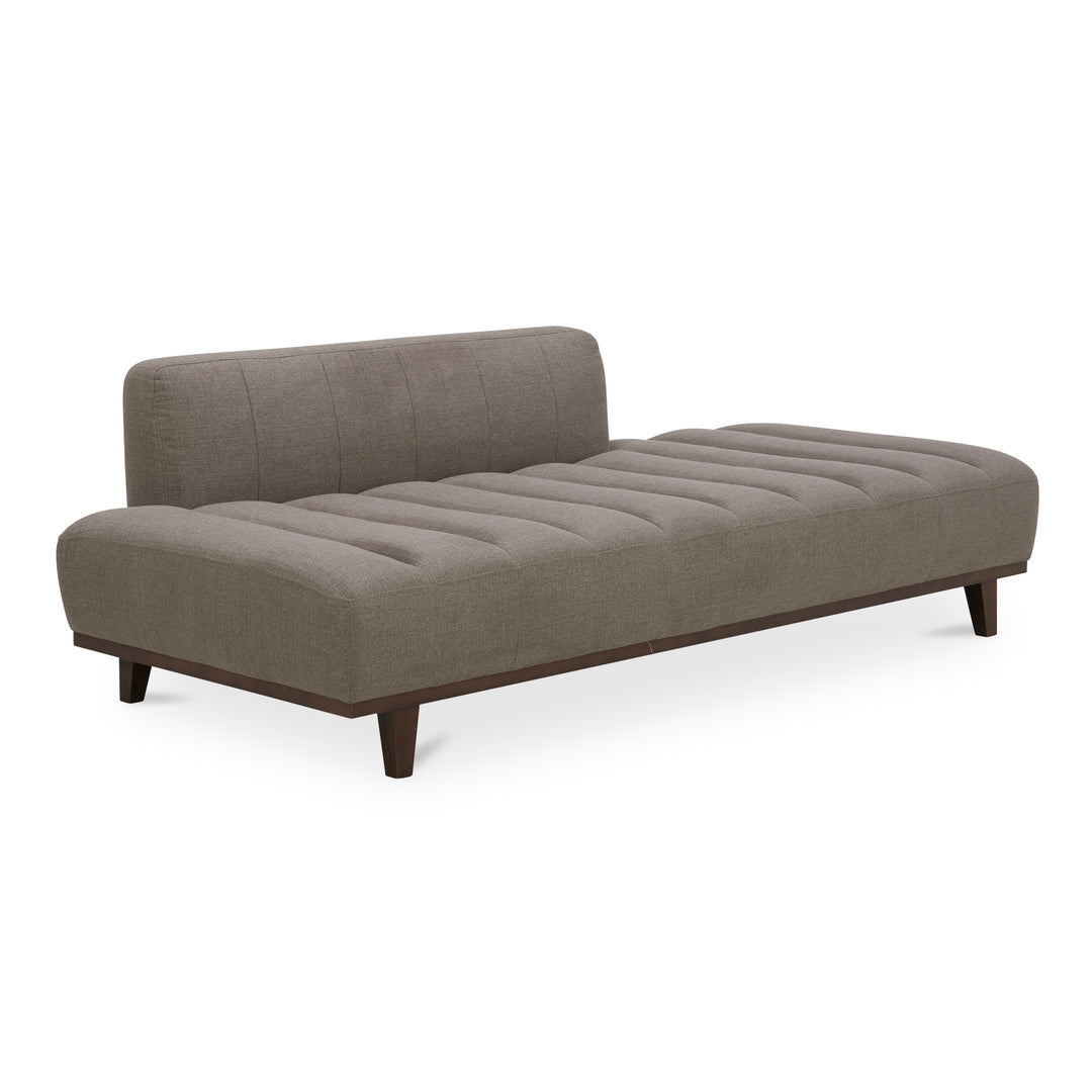Rustic Modern Lounger - Channel Detailing Daybed