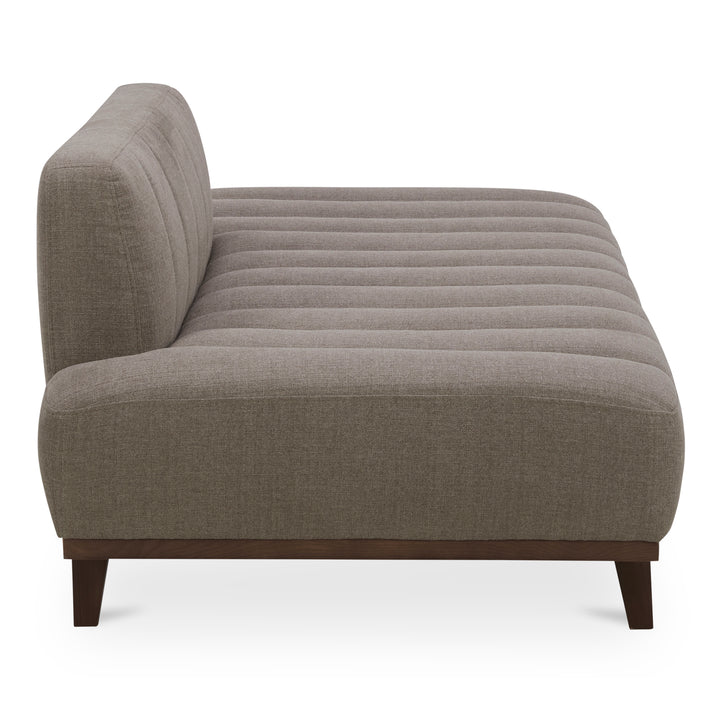 Rustic Modern Lounger - Channel Detailing Daybed