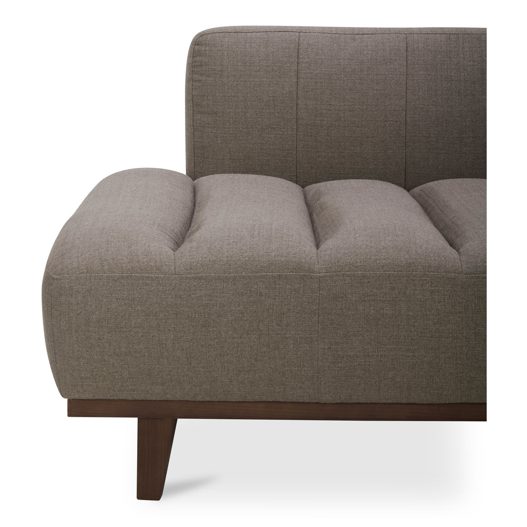 Rustic Modern Lounger - Channel Detailing Daybed