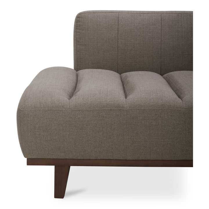 Rustic Modern Lounger - Channel Detailing Daybed
