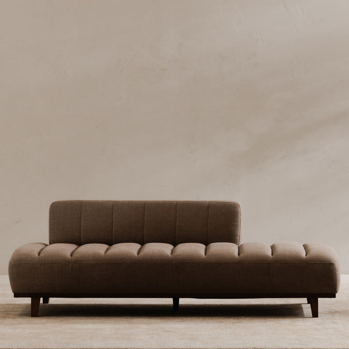 Rustic Modern Lounger - Channel Detailing Daybed