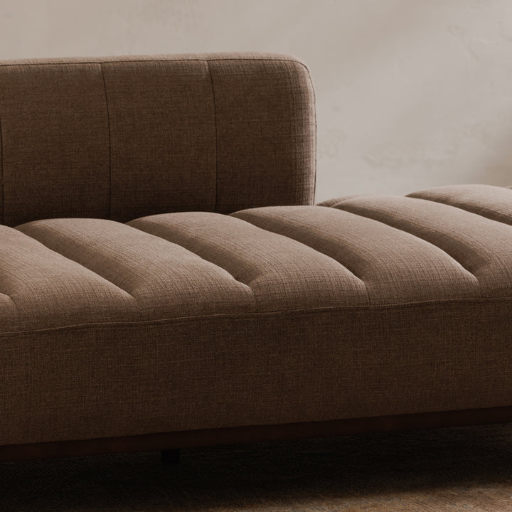 Rustic Modern Lounger - Channel Detailing Daybed